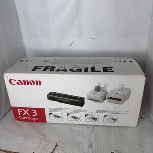 Canon FX-3 Toner Cartridge Black Brand New And Sealed In Box